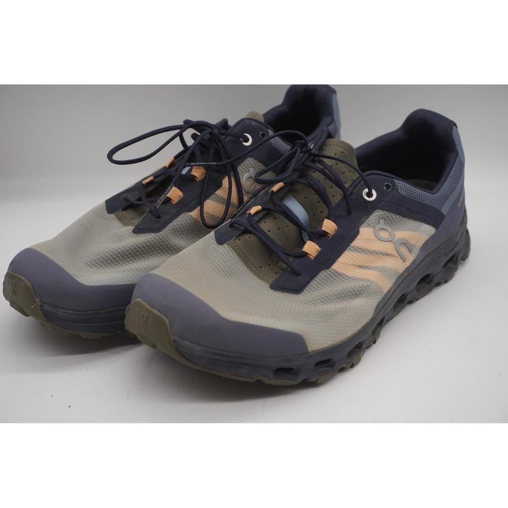 On Running Cloudvista Shoes Gray Mesh Hiking‎ Running Sneakers Men's Size 12